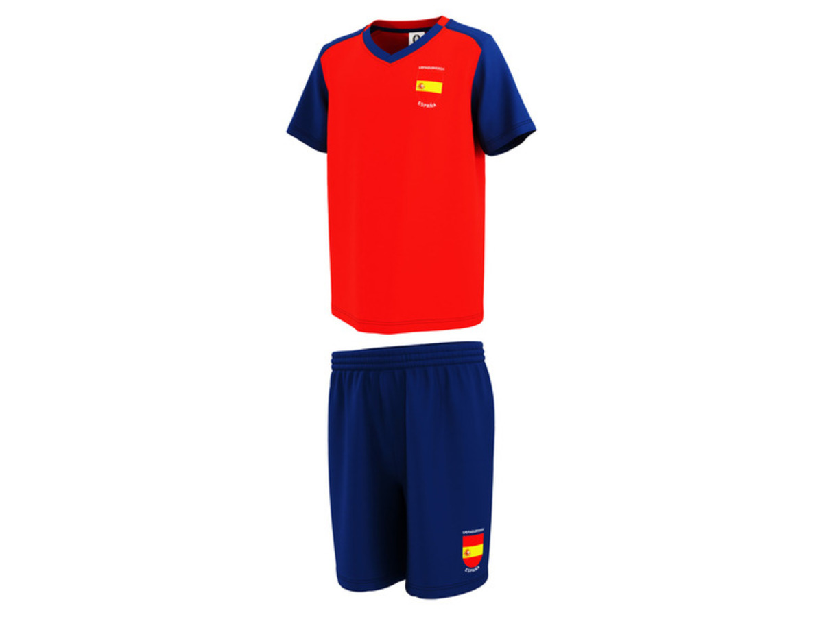 Bild 2 von Kleinkinder/Kinder Trikot-Set »UEFA EURO 2024«, Spanien