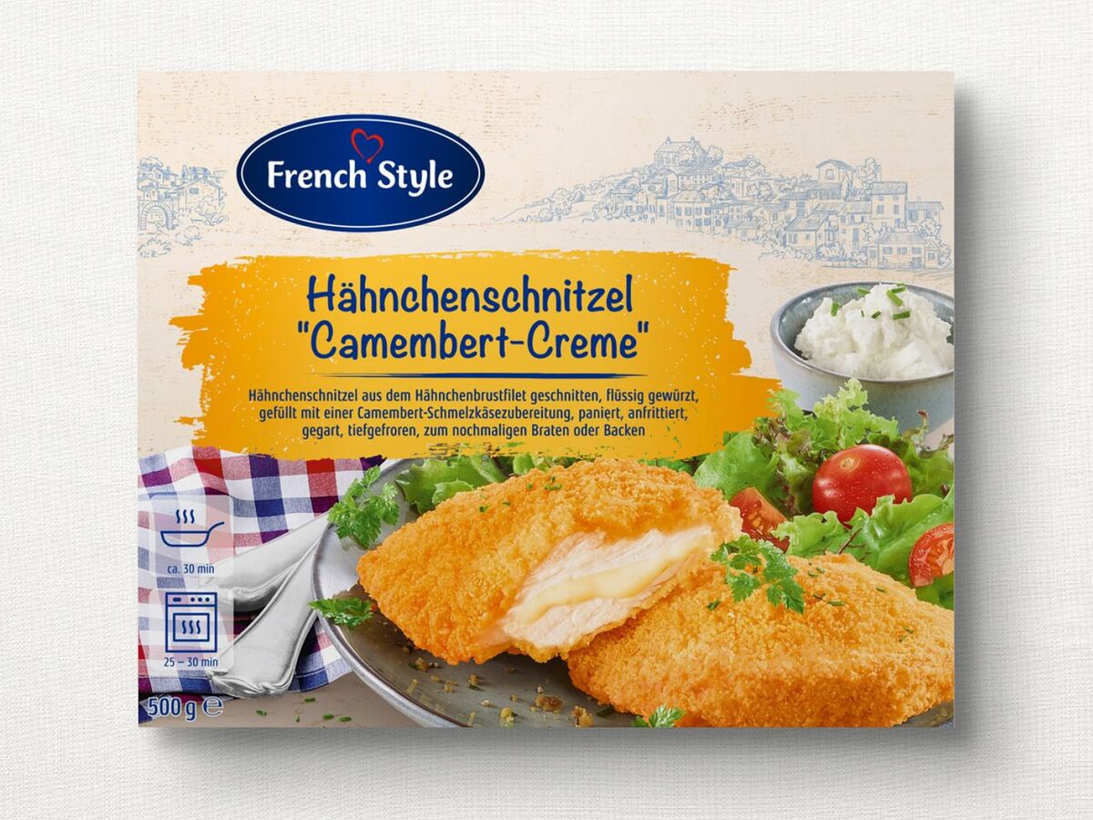 Bild 1 von French Style Hähnchenschnitzel, 
         500 g