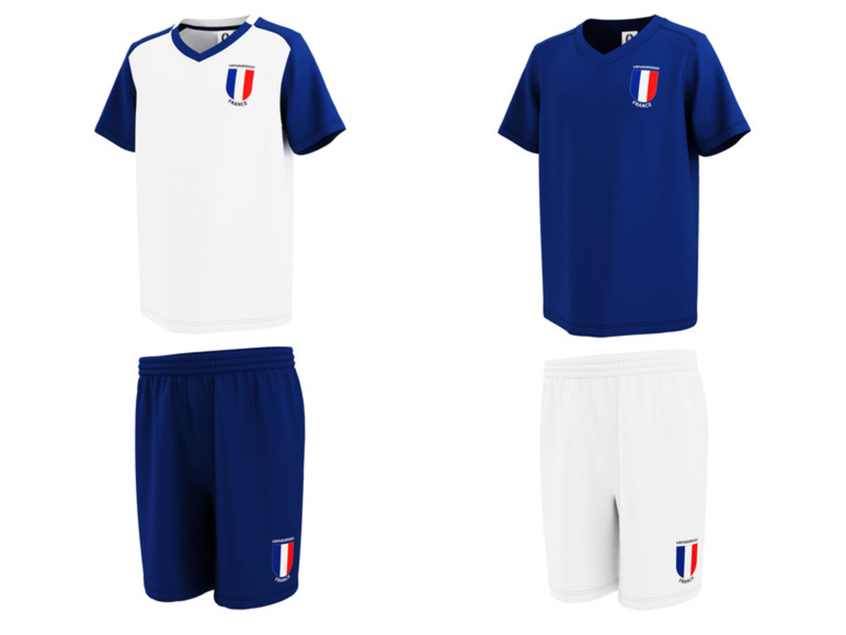 Bild 1 von Kleinkinder Kinder Trikot-Set »UEFA EURO 2024«, Frankreich