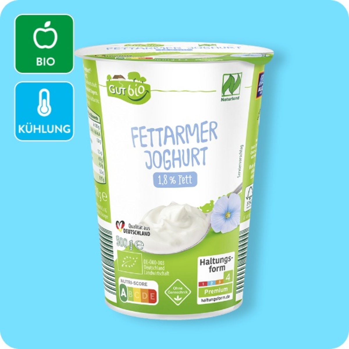 Bild 1 von GUT BIO Bio-Joghurt, 1,5%