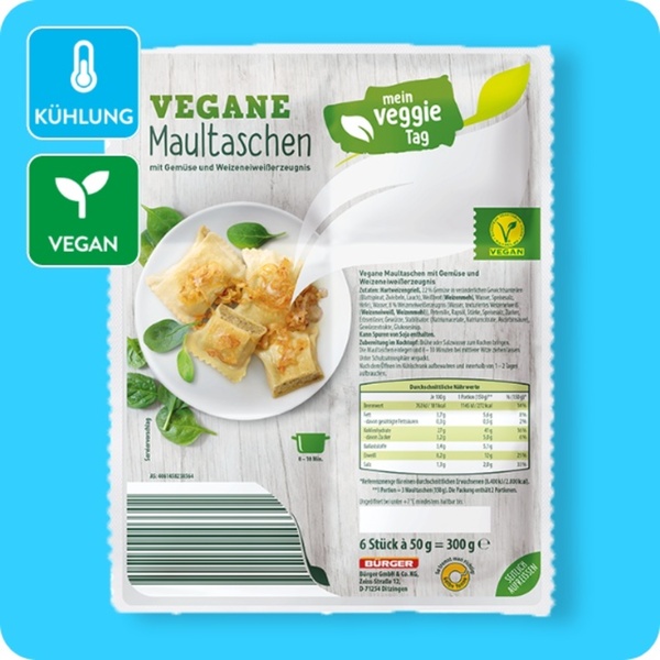 Bild 1 von   Vegane Maultaschen, MEIN VEGGIE TAG