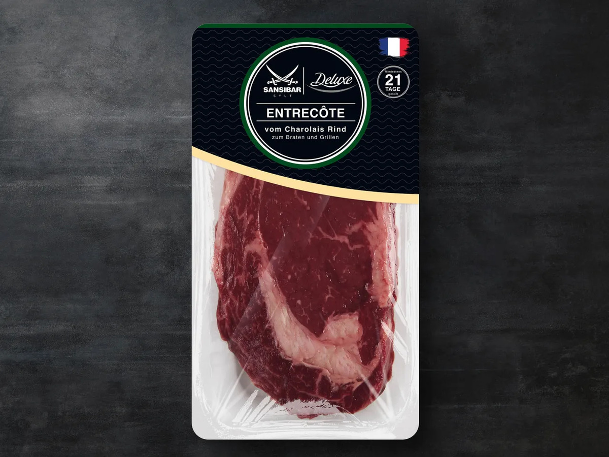 Sansibar Deluxe Entrecôte vom Charolais Rind von Lidl ansehen!