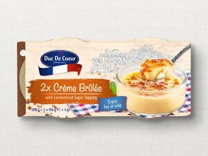 Duc de Coeur Crème Brûlée, 
         2x 100 g