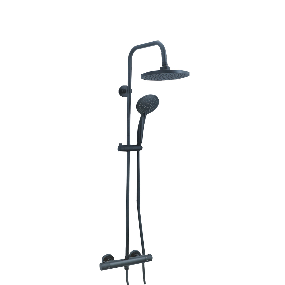 Bild 1 von Duschsäule mattschwarz 97 cm
