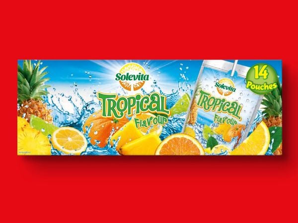 Bild 1 von Solevita Funny Fruit Drink Tropical Flavour, 
         14x 200 ml