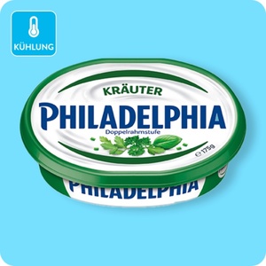 PHILADELPHIA Frischkäsezubereitung, versch. Sorten