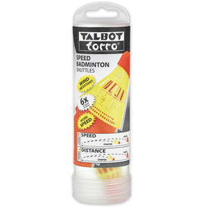 Talbot Torro Speed-Badminton-Bälle 6er-Set