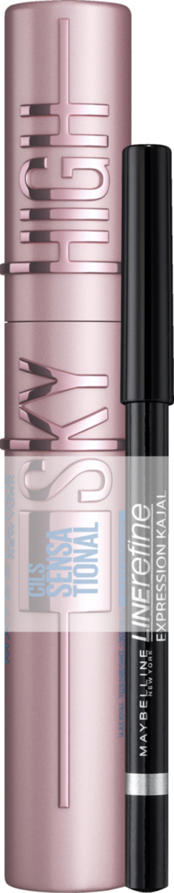 Bild 1 von Maybelline New York Lash Sensational Sky High Mascara Very Black Waterproof + Expression Kajal Nr. 33 Black