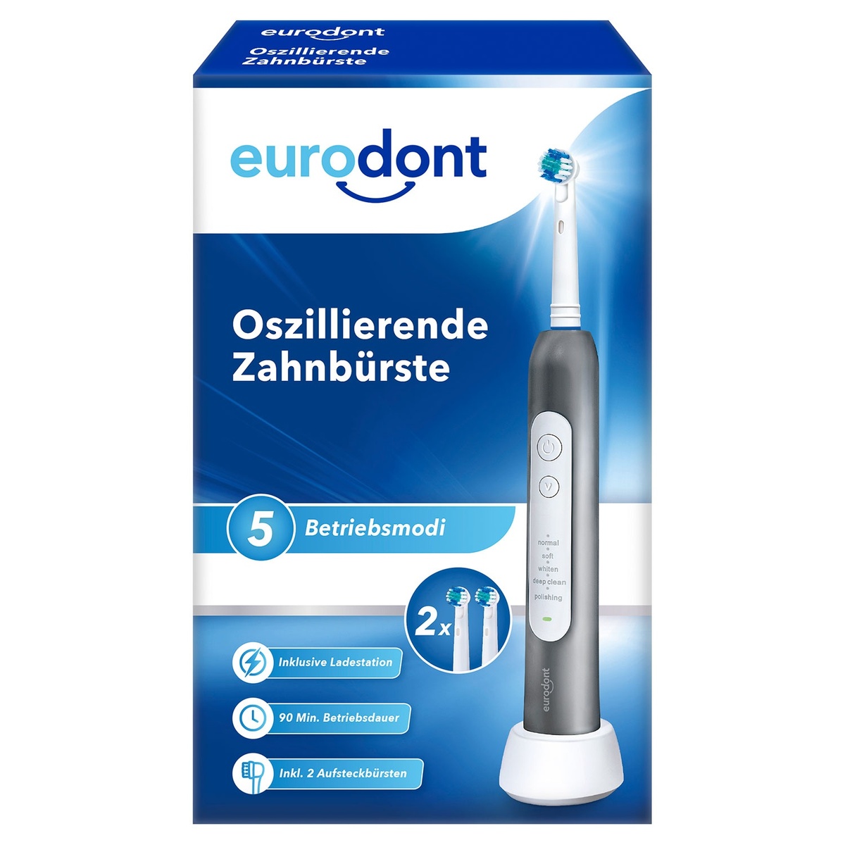 Bild 1 von EURODONT Oszillierende Zahnbürste oder Schallzahnbürste