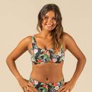 Bild 1 von Bikini-Oberteil Damen Bustier herausnehmbare Schalen - Aurely parrot