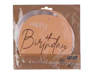 Drehgirlande 5er Happy Birthday Lush Blush 75x14cm