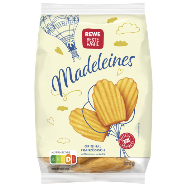 Bild 1 von REWE Beste Wahl Madeleines 250g