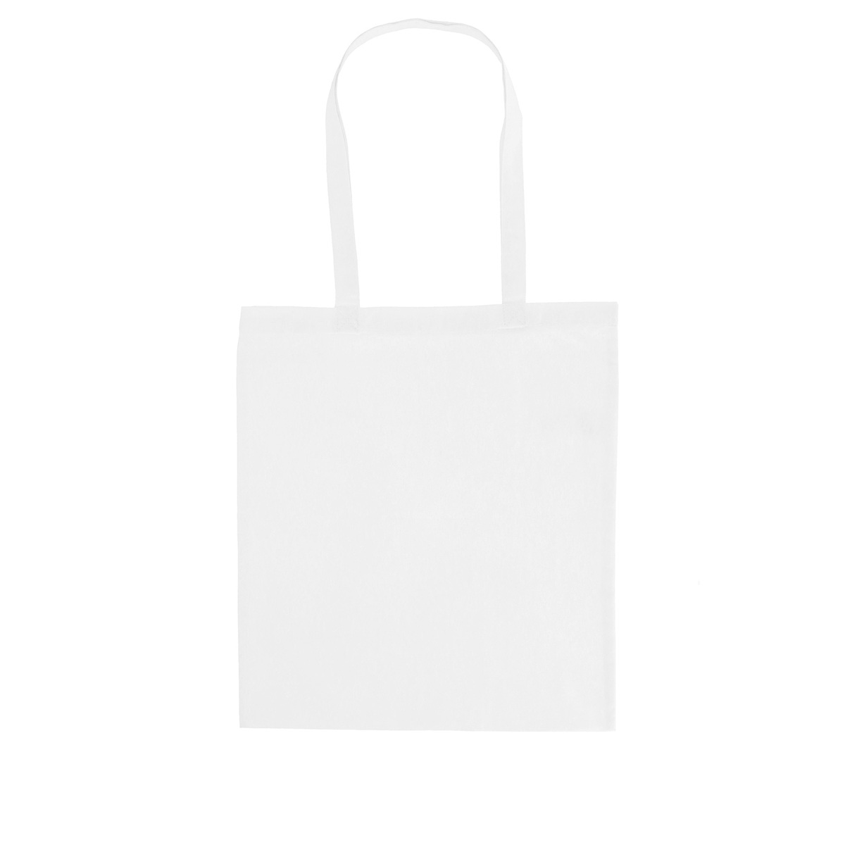 Bild 1 von Stoffbeutel Vorderseite individuell bedruckbar, schwarz/weiß