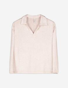 Damen Langarm-Poloshirt - Soft-Touch