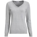 Bild 1 von Damen Feinstrickpullover mit V-Ausschnitt HELLGRAU