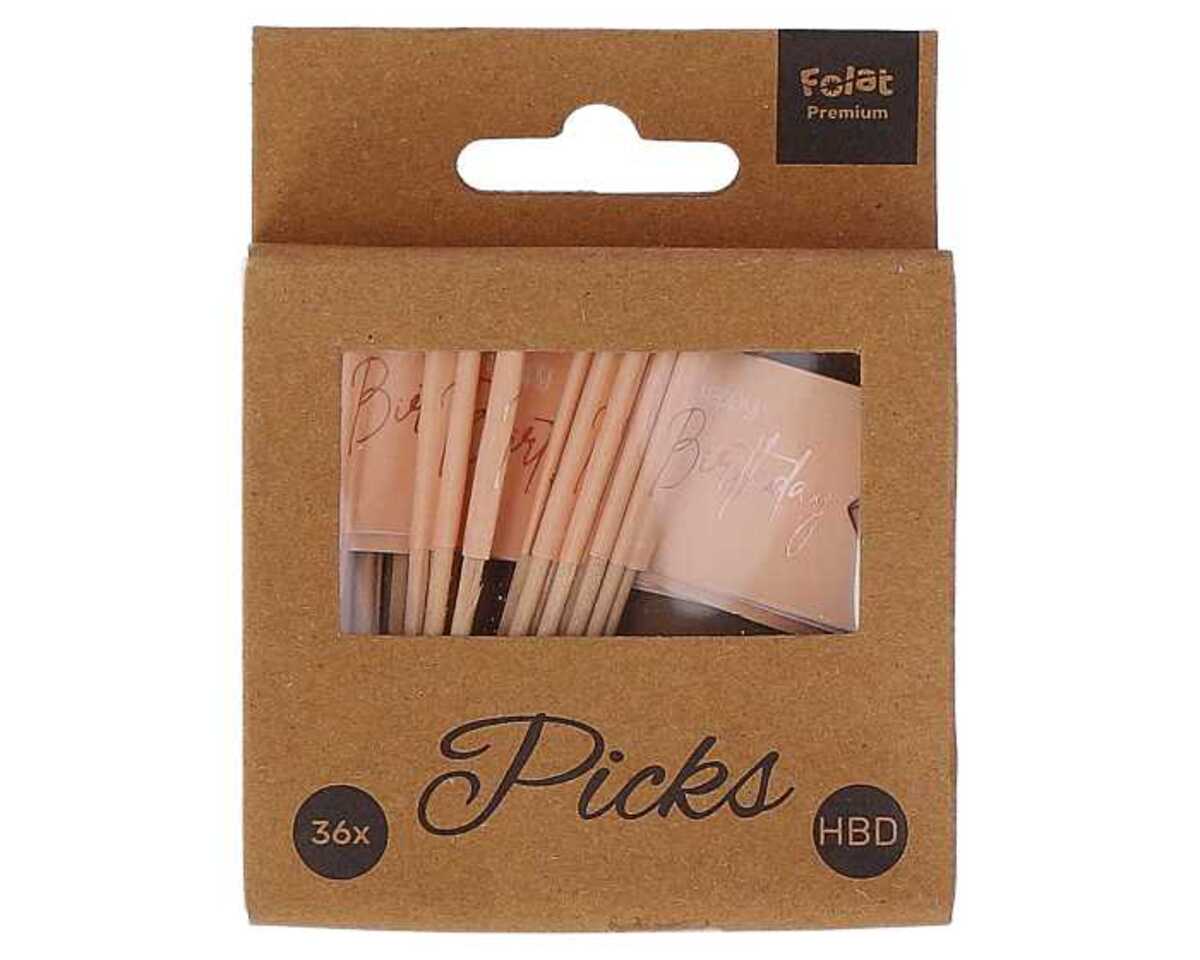 Bild 1 von Partypicker 36er Happy Birthday Lush Blush