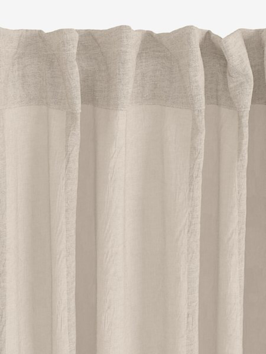 Bild 1 von Vorhang BOLMEN 1x140x300 Knitter-Optik warmes grau