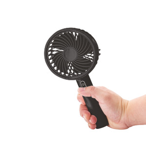 TecTro Akku Ventilator EF 201 in Schwarz