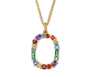 Kette mit Multicolor-Zirkonia-Anhänger