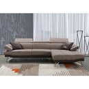 Bild 1 von Sofa MCW-H92, Couch Ecksofa L-Form 3-Sitzer, Liegefläche 300cm ~ rechts, braun