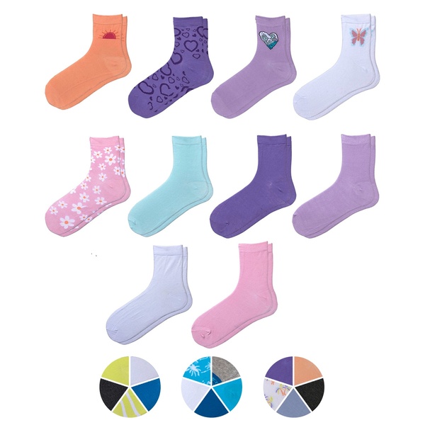 Bild 1 von LILY & DAN Kinder Socken, 10 Paar