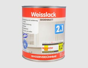 Weisslack 2in1 seidenmatt