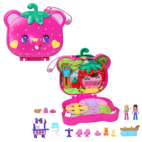 Bild 1 von Polly Pocket - Erdbeer-B&#228;rchen Schatulle