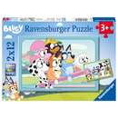 Bild 1 von Bluey - Kinderpuzzle - Spa&#223; mit Bluey - 2 x 12 Teile