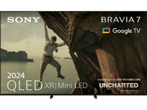 SONY BRAVIA 7 K 85 XR 70 QLED TV (Flat, Zoll / 215 cm, 4K, SMART TV, Google TV), Schwarz