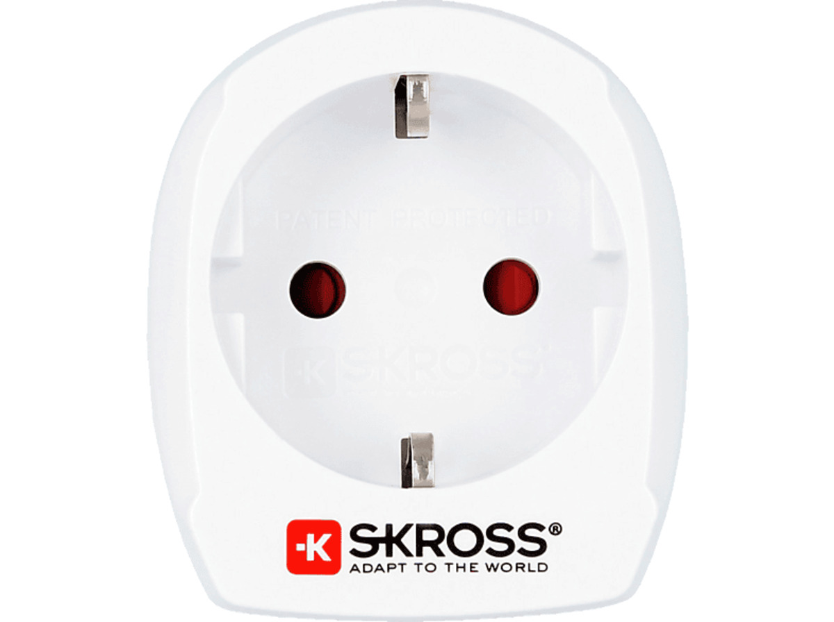 Bild 1 von SKROSS Europa - Dänemark Reiseadapter, Weiß
