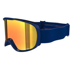 Skibrille Snowboardbrille G 500 S3 Schönwetter Erwachsene/Kinder blau