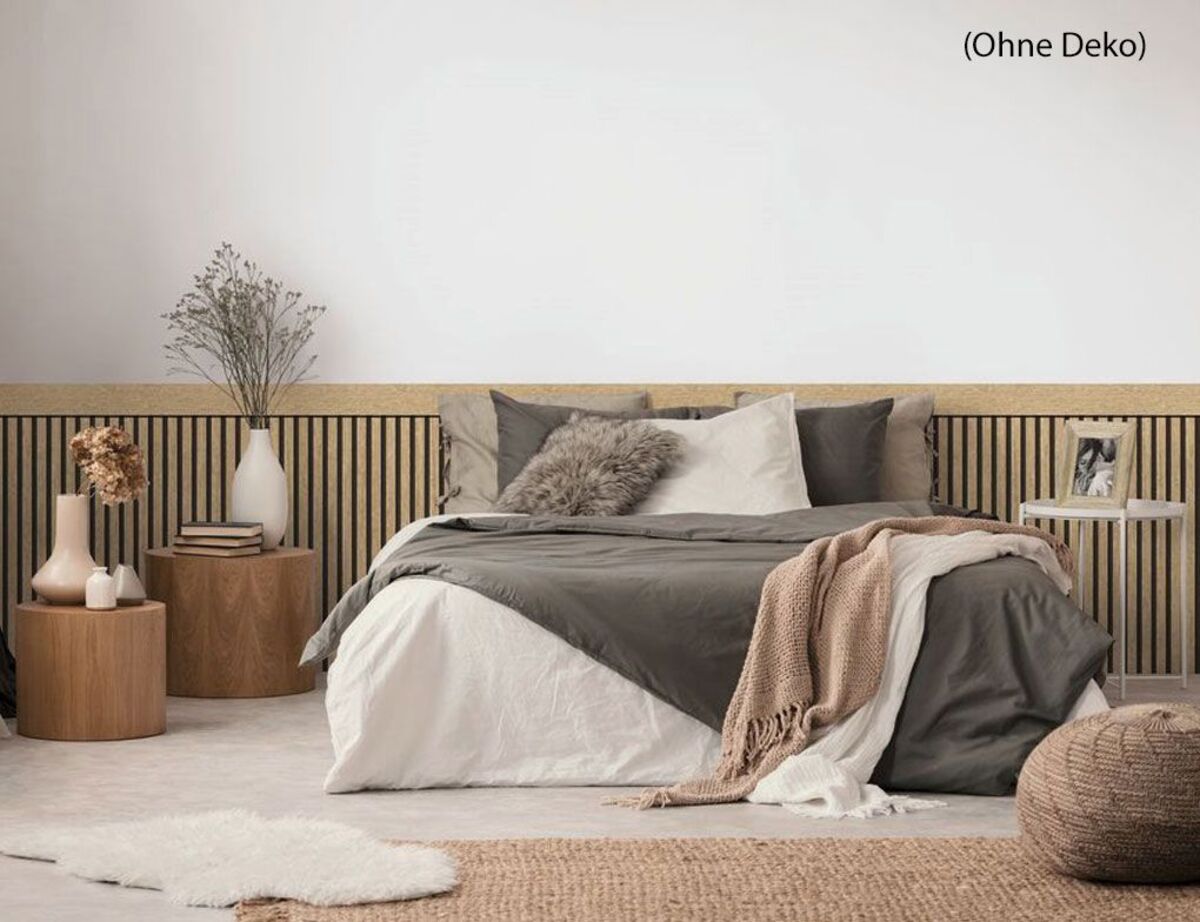 Bild 2 von Vliestapete Holz Hellbraun, quer