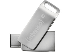 INTENSO CMOBILE LINE USB-Stick, 64 GB, 70 MB/s, Silber, Silber