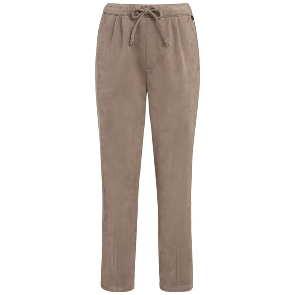 Bild 1 von Damen Jogpants in Veloursleder-Optik HELLBRAUN