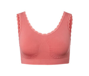 Seamless-Bustier, apricot
