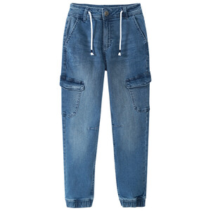 Jungen Cargojeans mit Tunnelzug BLAU