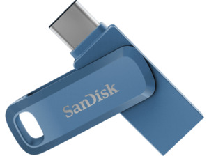 SANDISK Ultra Dual Go 2-in-1-Flash-Laufwerk , 256 GB, 150 MB/s, Blau, Blau