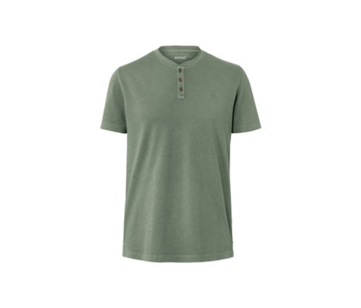 Bild 1 von Kurzarm Henley »Mustang«, grün