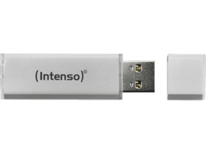 INTENSO Ultra Line USB-Stick, 256 GB, 70 MB/s, Silber, Silber