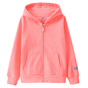 Mädchen Sweatjacke in super softer Qualität NEONPINK