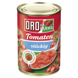 Oro di Parma Tomaten ganz, in Stücken oder passiert  in der Dose oder Packung