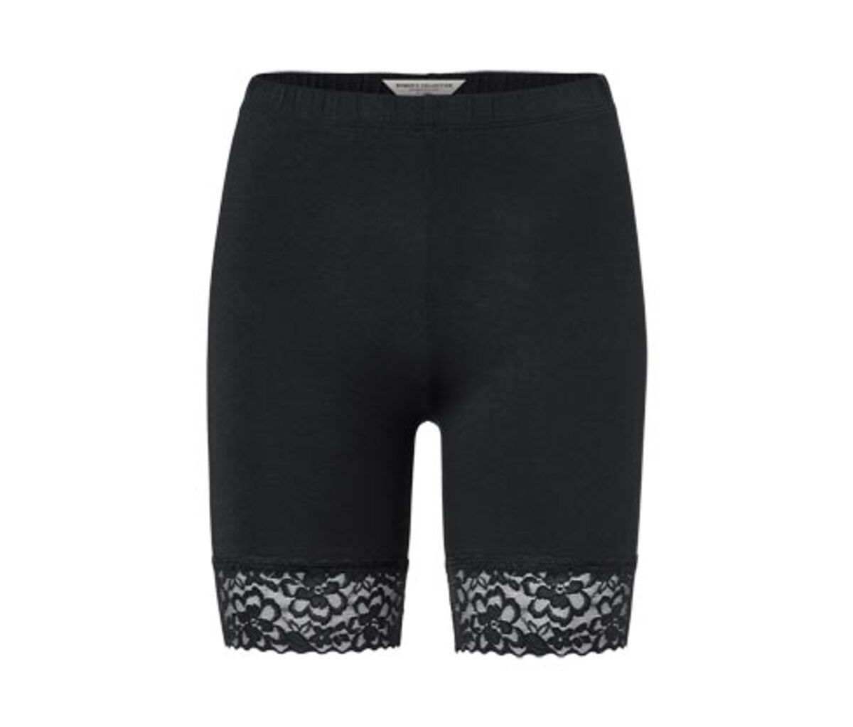 Bild 1 von Radlershorts mit Spitzenborte, schwarz