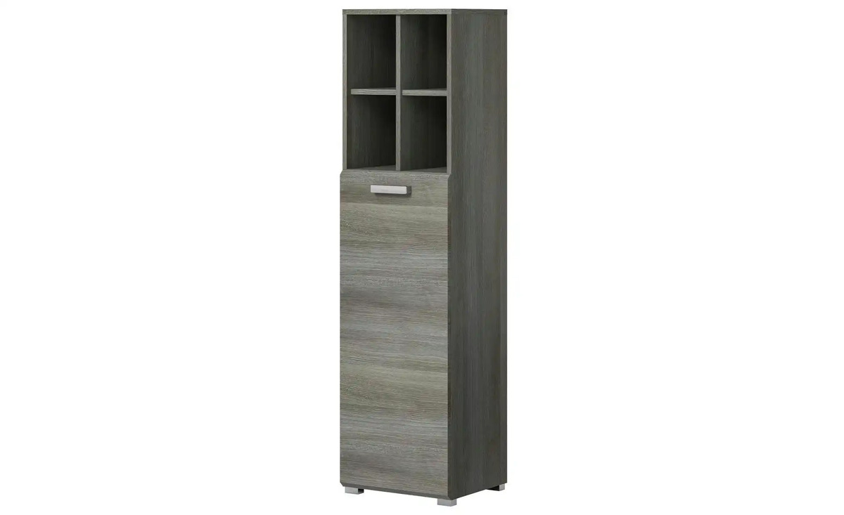 Bild 1 von Unterschrank ¦ grau ¦ Maße (cm): B: 40 H: 146 T: 33 Badezimmer > Badschränke > Bad-Unterschränke - Sconto