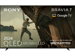 SONY BRAVIA 7 K 65 XR 70 QLED TV (Flat, Zoll / 164 cm, 4K, SMART TV, Google TV), Schwarz