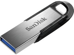 SANDISK Ultra Flair USB-Stick, 512 GB, 150 MB/s, Silber/Schwarz, Silber/Schwarz