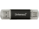 Bild 1 von INTENSO Drive 3 USB-Stick, 128 GB, 70 MB/s, Anthrazit, Anthrazit