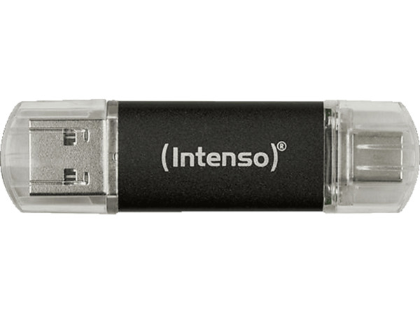 Bild 1 von INTENSO Drive 3 USB-Stick, 128 GB, 70 MB/s, Anthrazit, Anthrazit