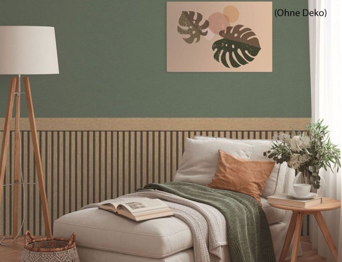 Bild 3 von Vliestapete Holz Hellbraun, quer