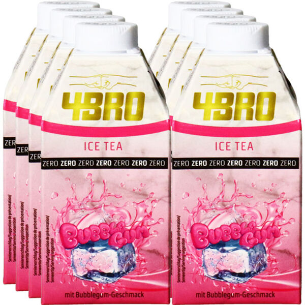 Bild 1 von 4Bro Eistee Zero Bubblegum, 8er Pack