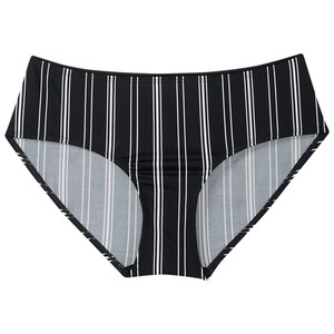 Damen Bikinipanty mit Streifen NACHTBLAU